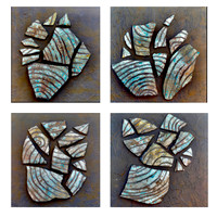Shattered - 12 x 12 each, $400 (set of 4)