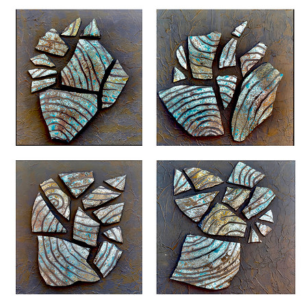 Shattered - 12 x 12 each, $400 (set of 4)