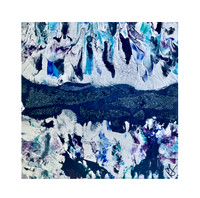 Glacier Melt 2 - 12 x 12, $200