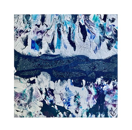 Glacier Melt 2 - 12 x 12, $200