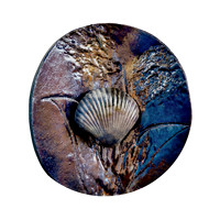 Raku Shell -7w 2d x 9h, $100