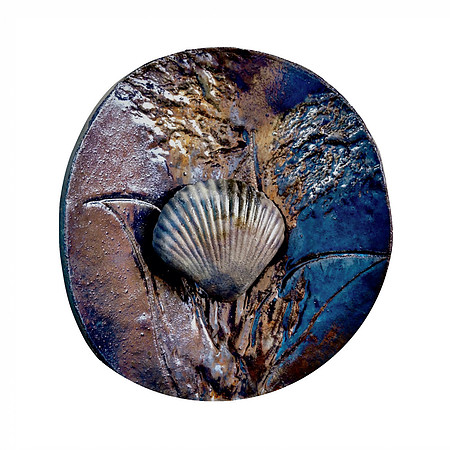 Raku Shell -7w 2d x 9h, $100