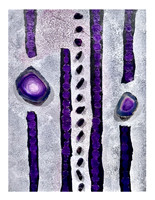 Violet Medley - 14 x 18, $400