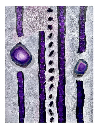 Violet Medley - 14 x 18, $400