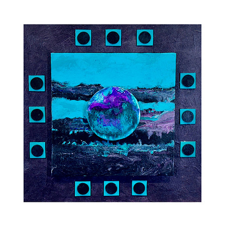 Moonscape - 12 x 12, $225