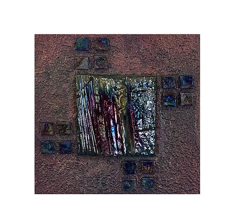 Raku Tile 4 - 10 x 10, $150