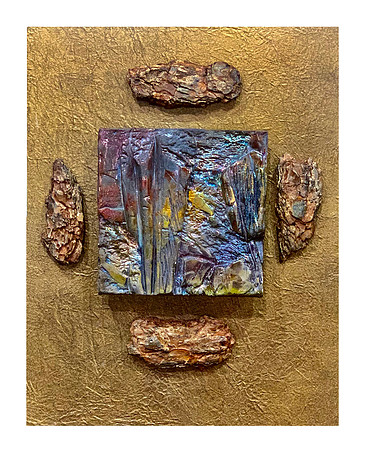 Raku Tile 1 - 11 x 14, $165