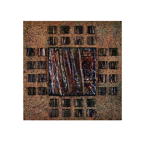 Raku Tile 3 - 10 x 10, $150