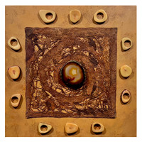 Stone and Bone 12x12, $300