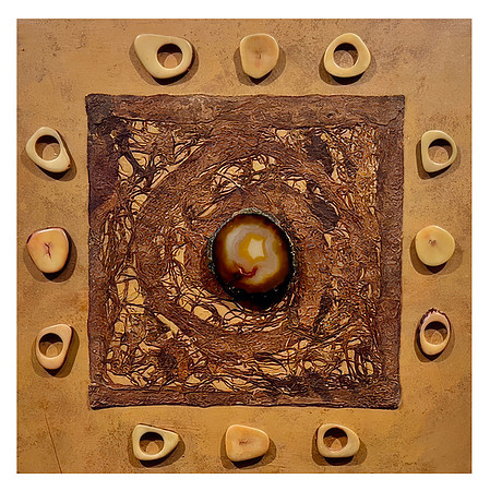 Stone and Bone 12x12, $300
