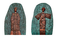 Priestess 1 & 2 - 10 x 15 each,  $300 (set of 2) or $200  each