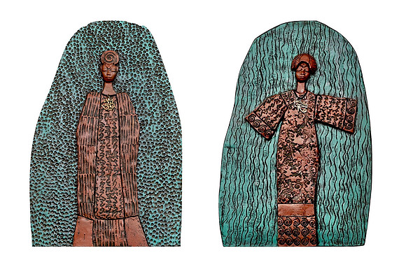 Priestess 1 & 2 - 10 x 15 each,  $300 (set of 2) or $200  each