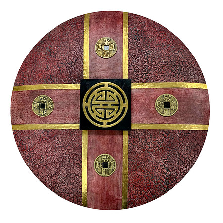 Good Fortune Mandala - 16" Diameter, $400