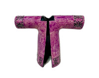 Purple Asian Robe - 13 x 11 x 5, $200