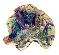 Ruffle Shell - 12w x 9d x 9h, $175